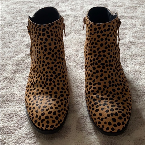 Sole Society Abbott Leopard Booties - Picture 3 of 11